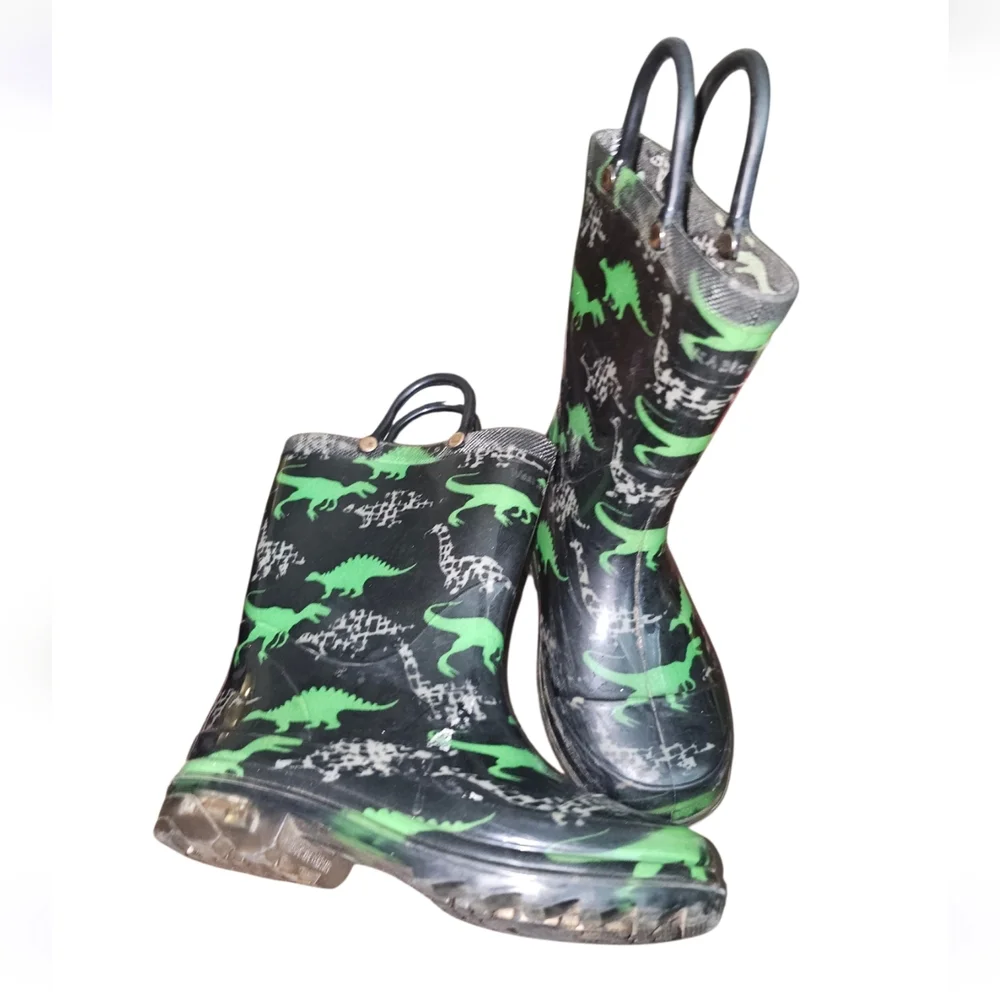 Western Chief Kids Dinosaur Rain Boots